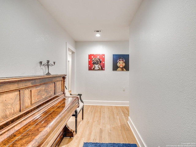 337 W Hackberry St, Fredericksburg, TX 78624 - misc room featuring light hardwood / wood-style flooring