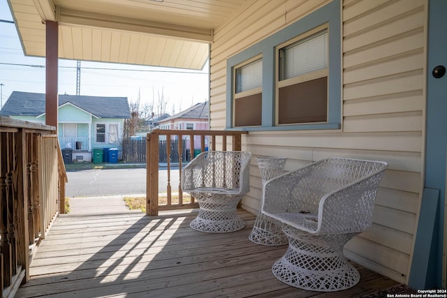 view of deck