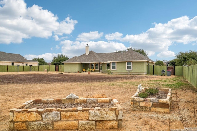 view of back of property