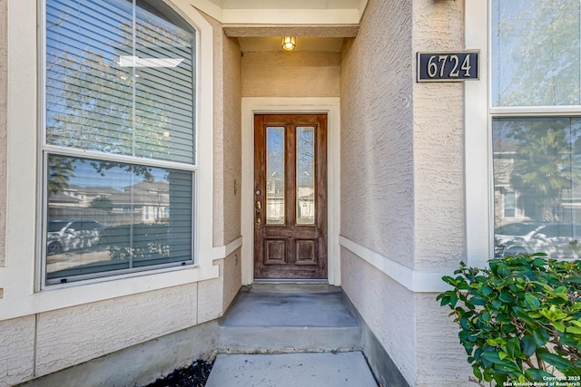 view of entrance to property