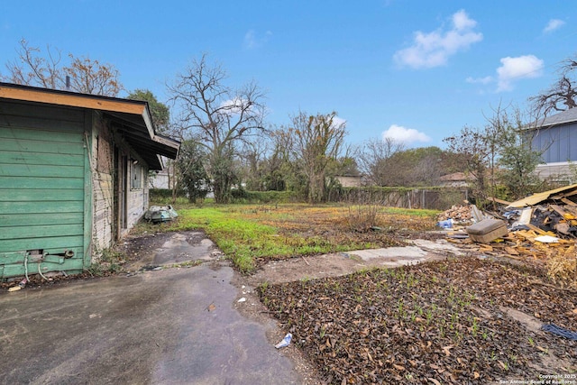 view of yard