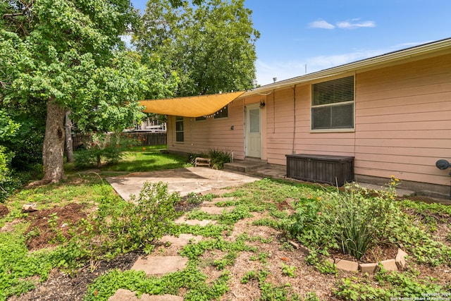 exterior space featuring a patio