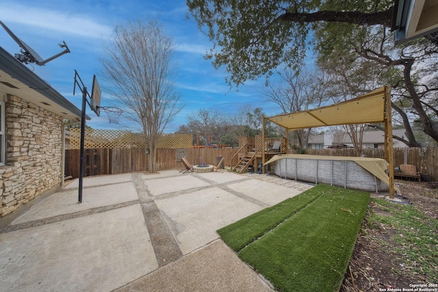 exterior space featuring a patio area