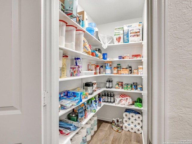 view of pantry