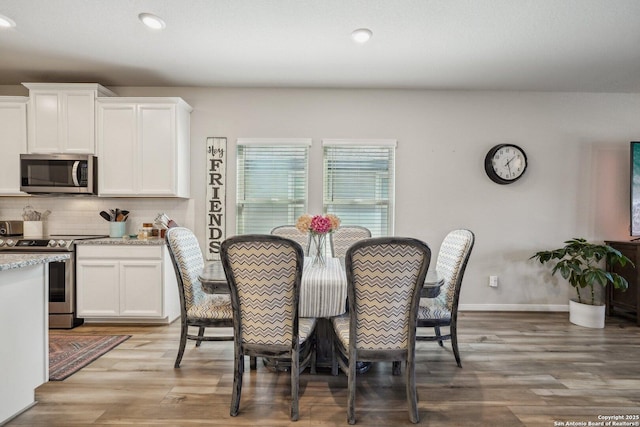 1274 Lennea, New Braunfels, TX 78130 - dining area with light hardwood / wood-style flooring