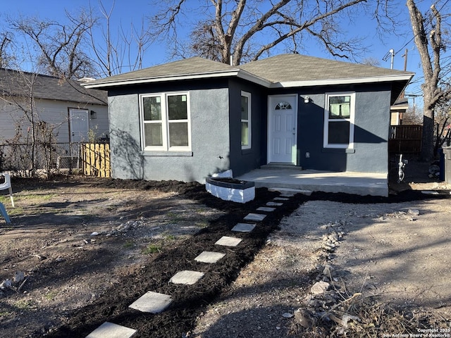 view of front of home