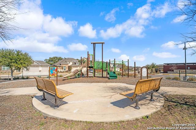 view of jungle gym