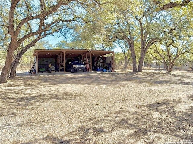 view of outdoor structure