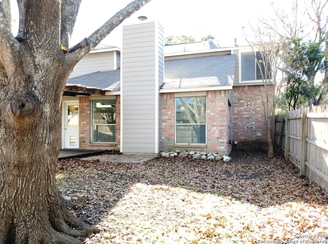 view of rear view of property