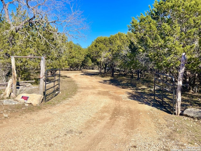 view of road