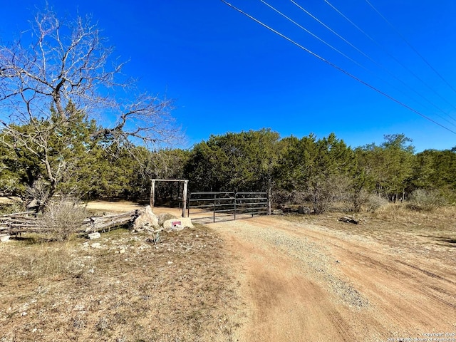 view of road