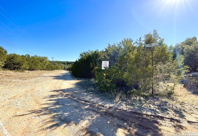 view of road