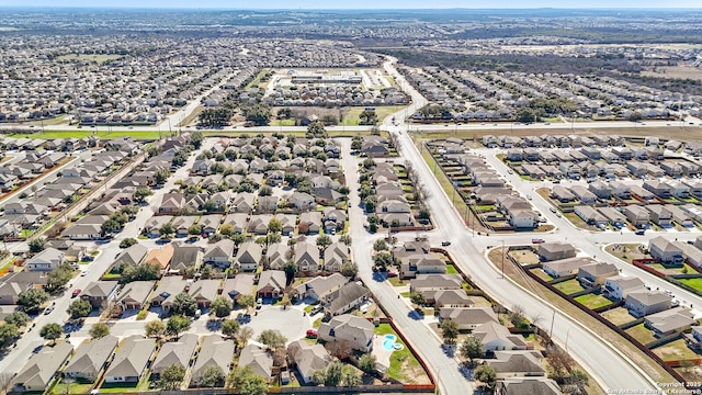 birds eye view of property featuring a residential view