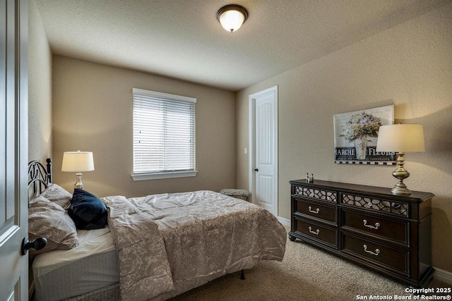 bedroom featuring carpet flooring