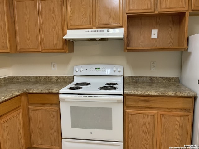 kitchen featuring white appliances