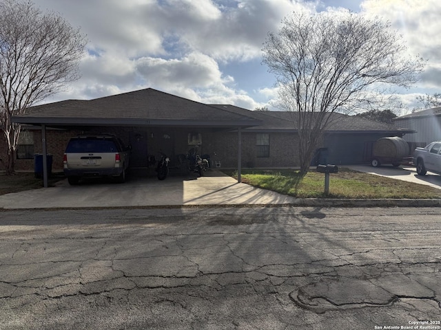 view of ranch-style house