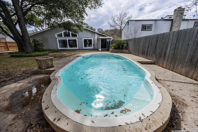 view of pool