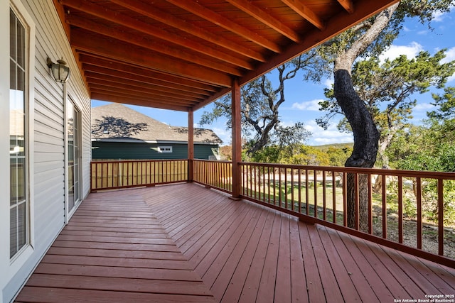 view of deck