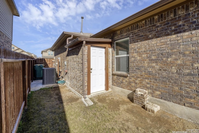 exterior space with central AC unit