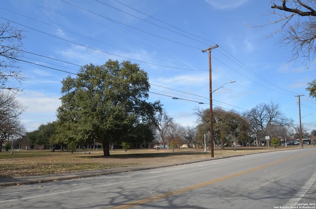 view of road