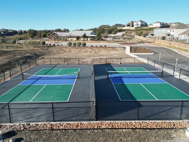 view of tennis court