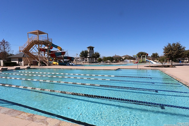 view of pool