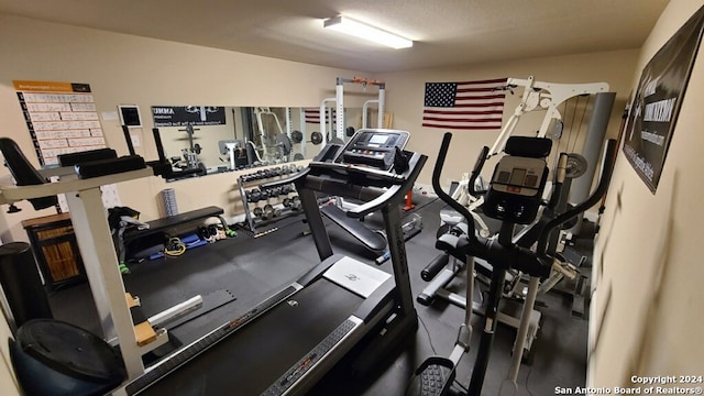 view of gym