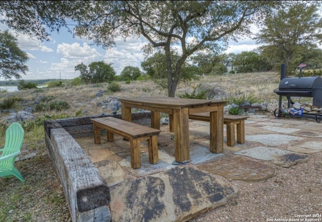 view of patio / terrace featuring grilling area