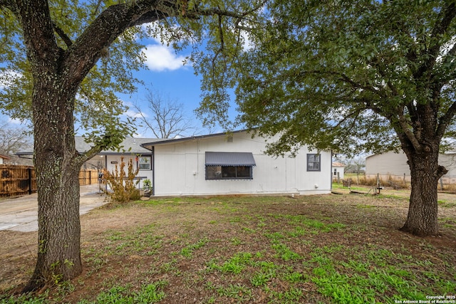 view of rear view of property