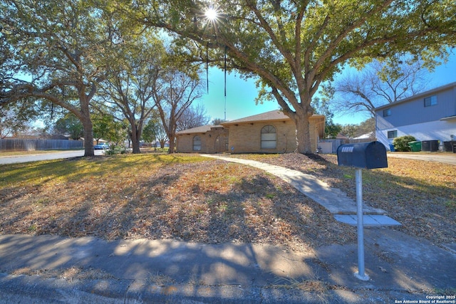 view of ranch-style home