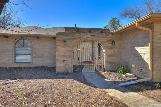 view of entrance to property