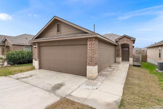 ranch-style house with a garage