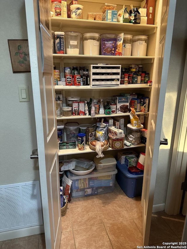 view of pantry