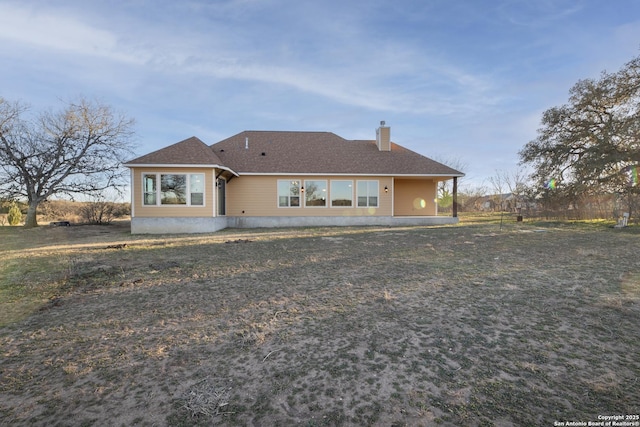 view of rear view of house