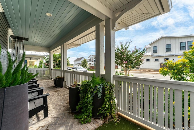 view of patio / terrace featuring a porch