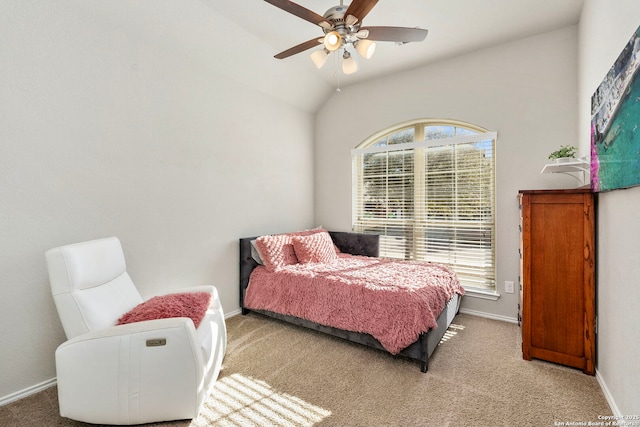 bedroom featuring multiple windows and light carpet