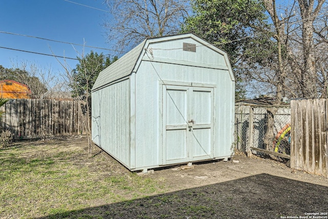 view of outdoor structure