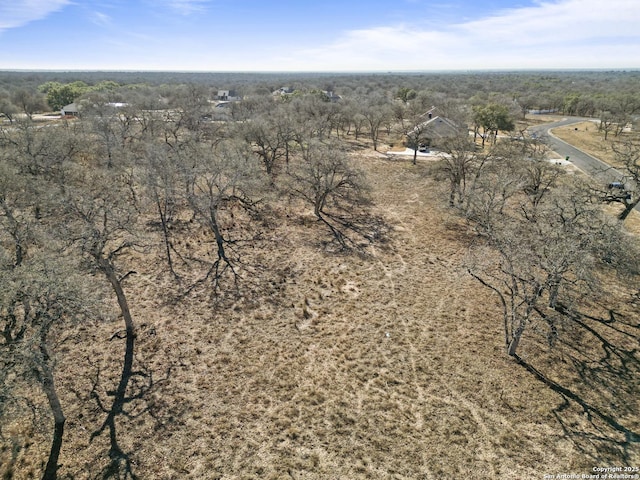 aerial view featuring a rural view