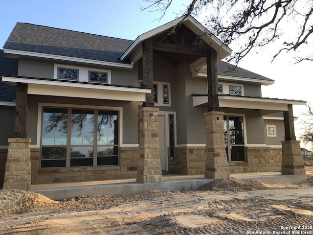 view of front of home