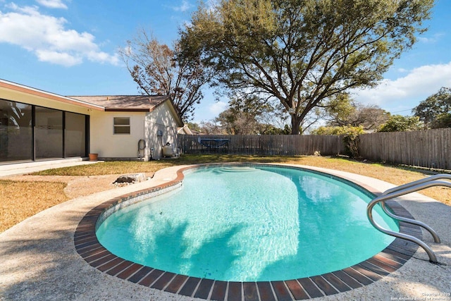 view of pool