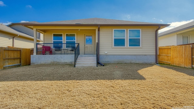 view of front of house with a porch