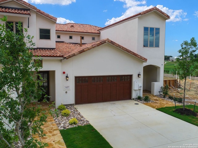 view of mediterranean / spanish house