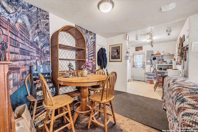 view of dining room