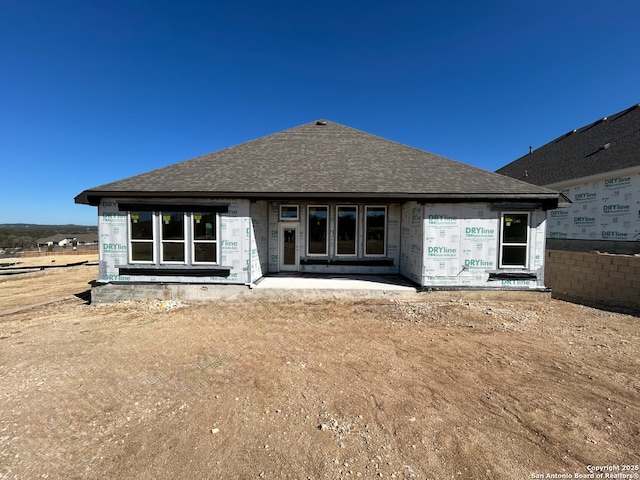 view of back of property