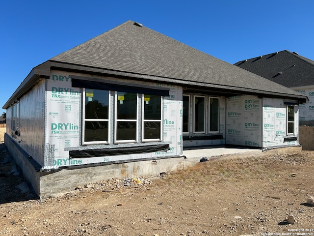 view of rear view of property