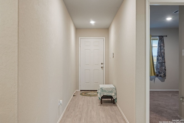 439 Agave Cir, Jourdanton, TX 78026 - hall featuring hardwood / wood-style floors