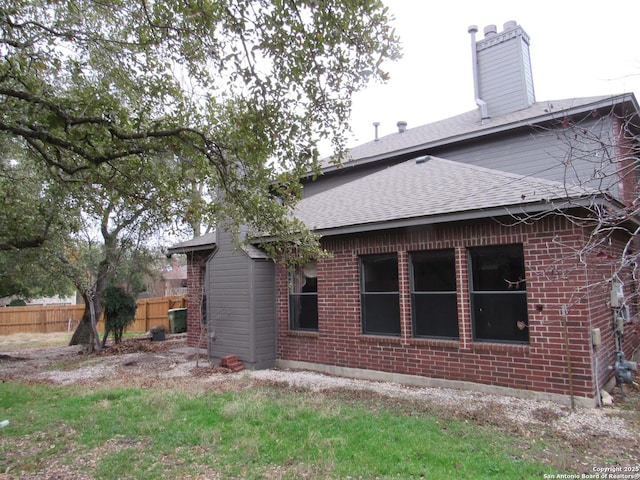 view of back of property