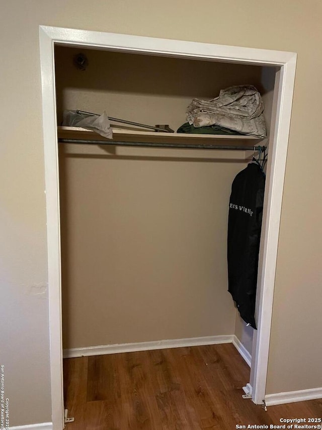 view of closet