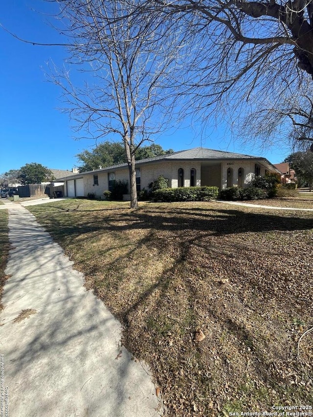 view of ranch-style home