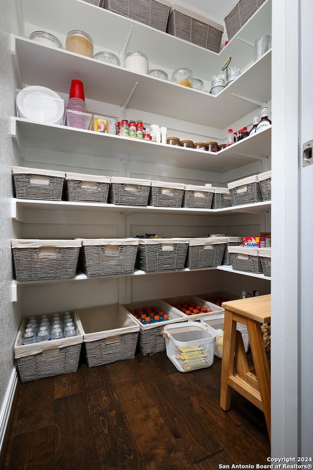 view of pantry